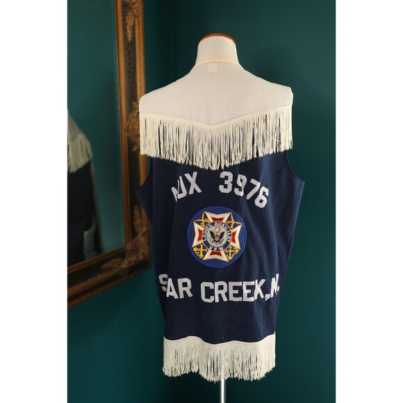 Jackets & Blazers - Vtg Veterans Foreign Wars VFW Ladies Auxiliary Embroidered Patch Missouri Vest